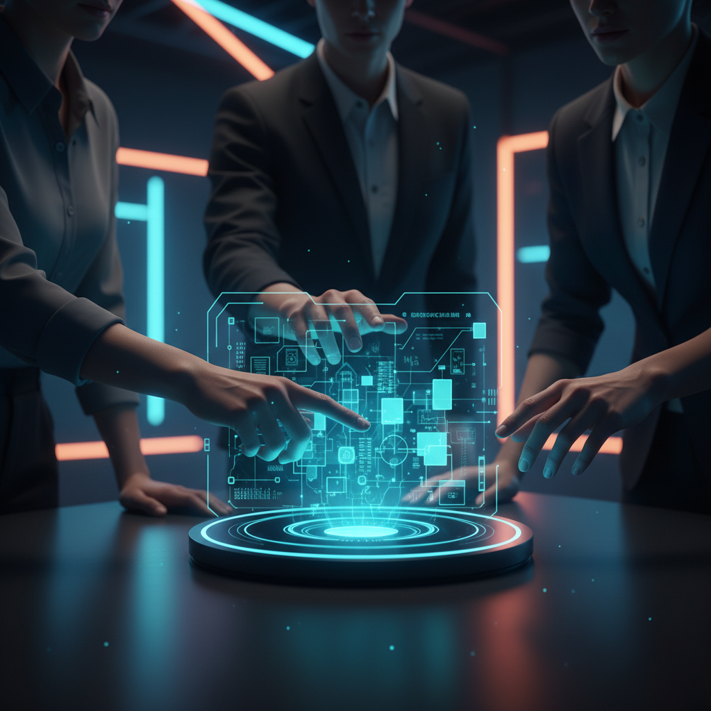 ZipIP team collaborating on blockchain data